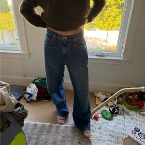 AMO Dark Blue Flare Jeans